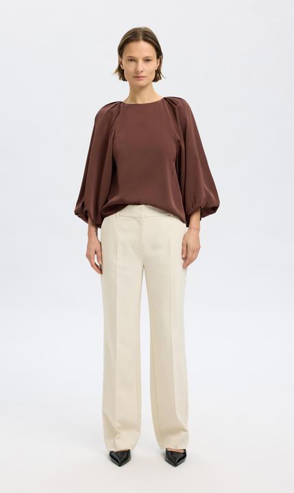 Immagine prodotto Selected Satin Bluse mit 3/4 Ärmeln (34)