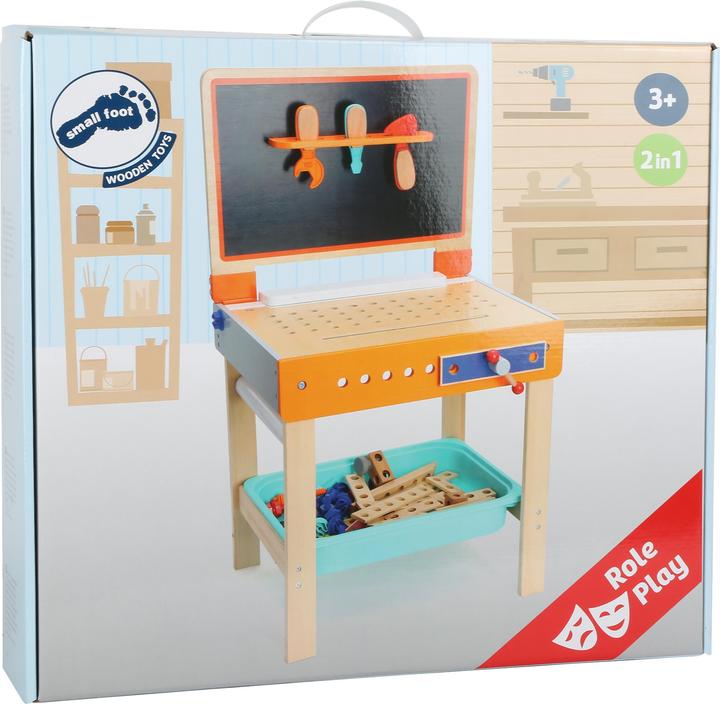 Actual product image small foot Workbench with painting table