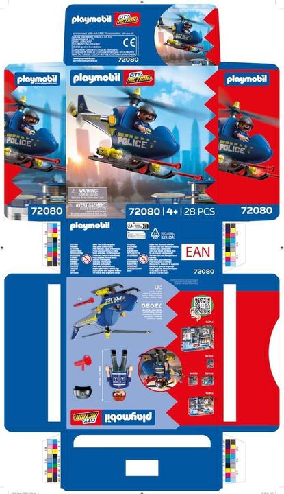Immagine prodotto Playmobil 72080 Polizeihelikopter