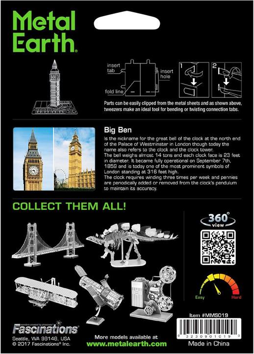 Image du produit Metal Earth Tour de Big Ben