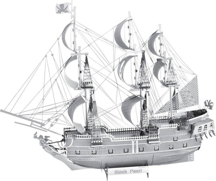 Actual product image Metal Earth Sail Ship Black Pearl