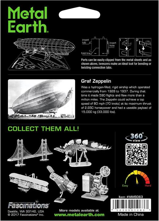 Produktbild Metal Earth Graf Zeppelin