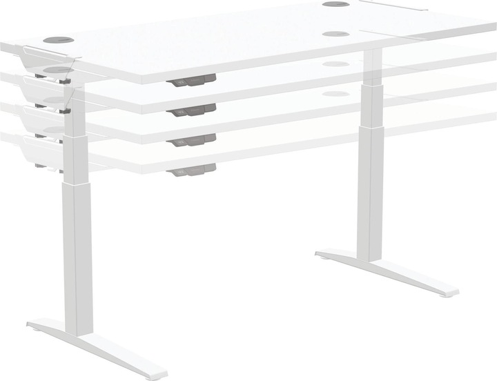 Produktbild Fellowes Tischplatte Levado 180 x 80 cm, Weiss (180 x 80 cm)