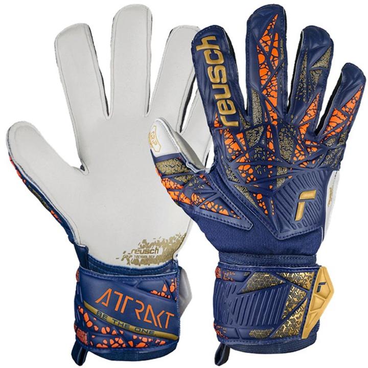 Produktbild Reusch Rękawice bramkarskie Attrakt Grip niebieskie 5470815 4410 10 5 (10.5)