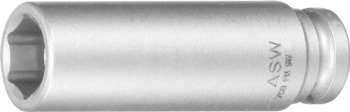 Actual product image ASW 1/4 socket long Ø 10 mm with permanent magnet (10 mm)