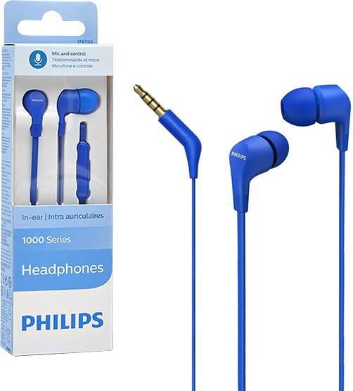 Actual product image Philips TAE1105BL/00 (No noise cancellation, Cable)