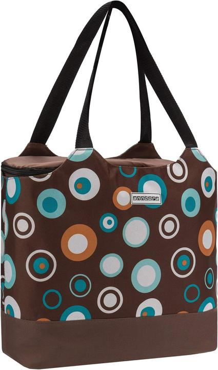 Orange, Light blue, Brown, White