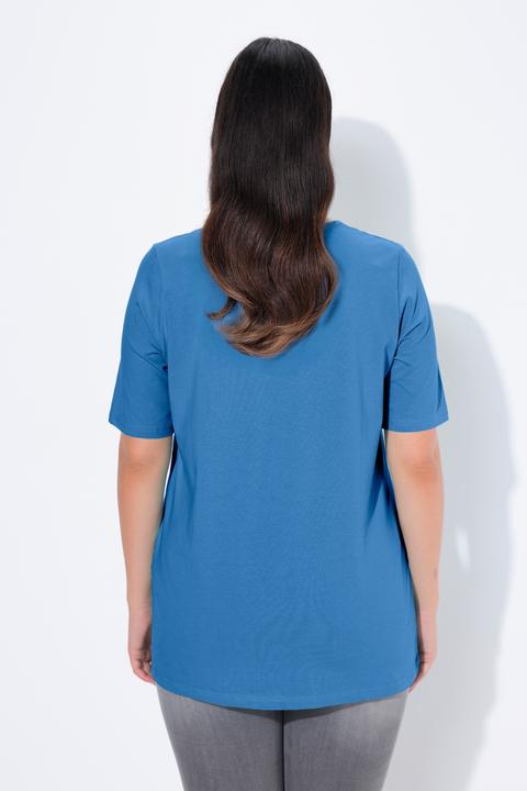 Actual product image Ulla Popken Essential Square Neck Stretch Tee (48)