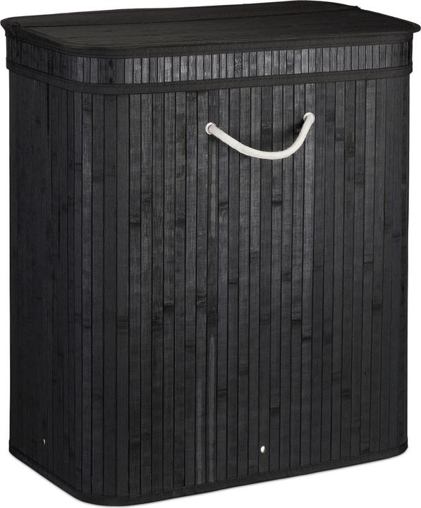 Actual product image Relaxdays Lidded Laundry Hamper (95 l)