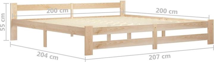 Image du produit vidaXL Bettgestell (200 x 200 cm)