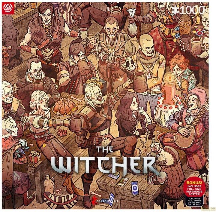 Actual product image Cenega Good Loot Gaming Puzzle: The Witcher (Wiedźmin) Birthday 1000 elementów (1000 pieces)