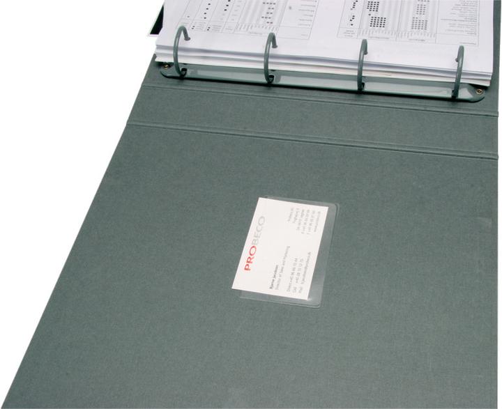 Produktbild Q-Connect Visitenkartentaschen (95 x 60 mm)