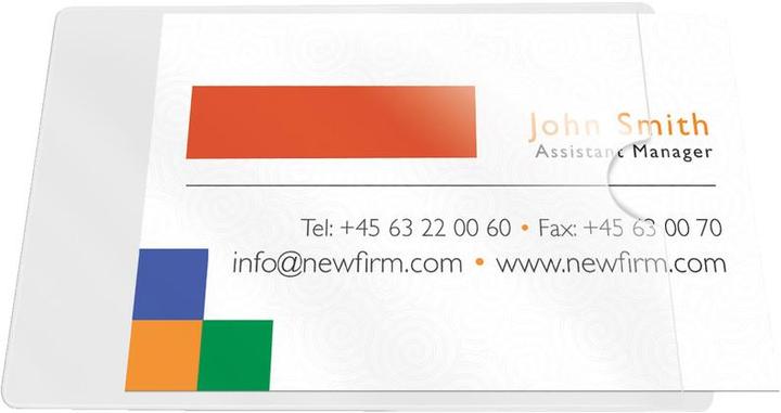 Actual product image Q-Connect Business card pockets (95 x 60 mm)