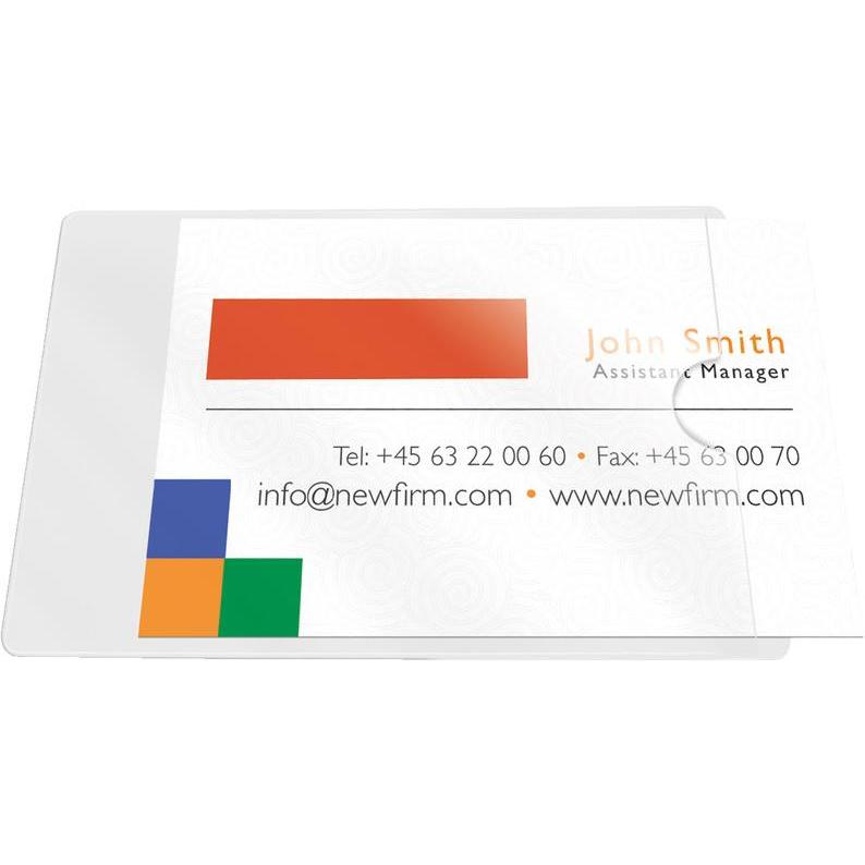 Thumbnail - Q-Connect, Kartenaufbewahrung, Visitenkartentaschen (95 x 60 mm)