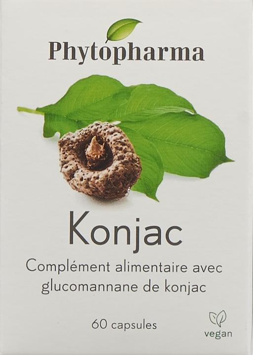 Actual product image Phytopharma Konjac capsules (60 Piece, Capsules, 69 g)