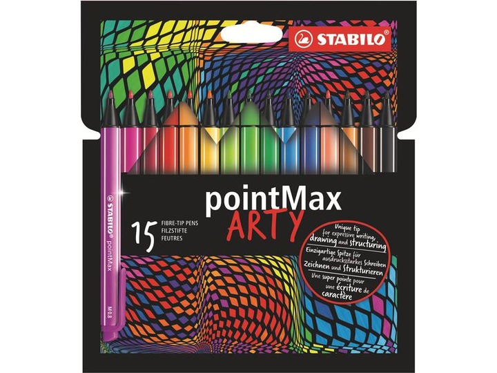 Produktbild STABILO Pointmax 15er Etui Arty (Sortiert, 15 x)