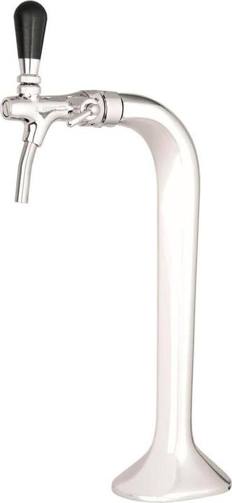 Ich-zapfe Komplett Set - Schanksäule Chrom 1-leitig, elegant