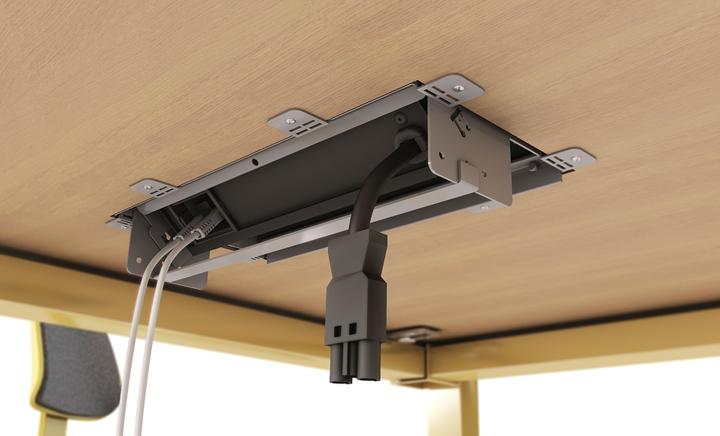Produktbild IB Connect BOX+CUBOBOX Rahmen S 3-fach 2x Typ 13 1x RJ45 1x HDMI weiss (2 x, HDMI, Typ 13, RJ45, 0.30 m)