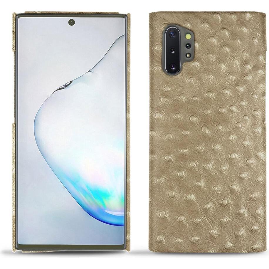Noreve Lederschutzhülle (Samsung Galaxy Note 10+), Smartphone Hülle, Beige