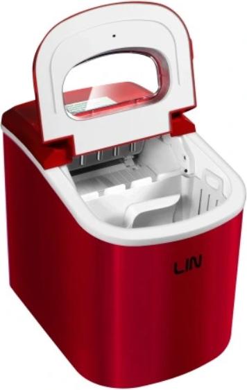Immagine prodotto LIN Fabbricatore di ghiaccio portatile ICE PRO-R12 rosso