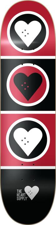 Heart Supply Deck Only Squad Skateboard Black 8.375" 2021