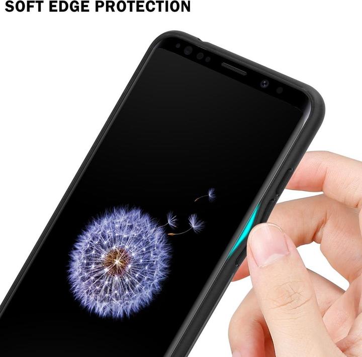 Actual product image Cadorabo TPU Striped Glass Cover (Samsung Galaxy S9+)