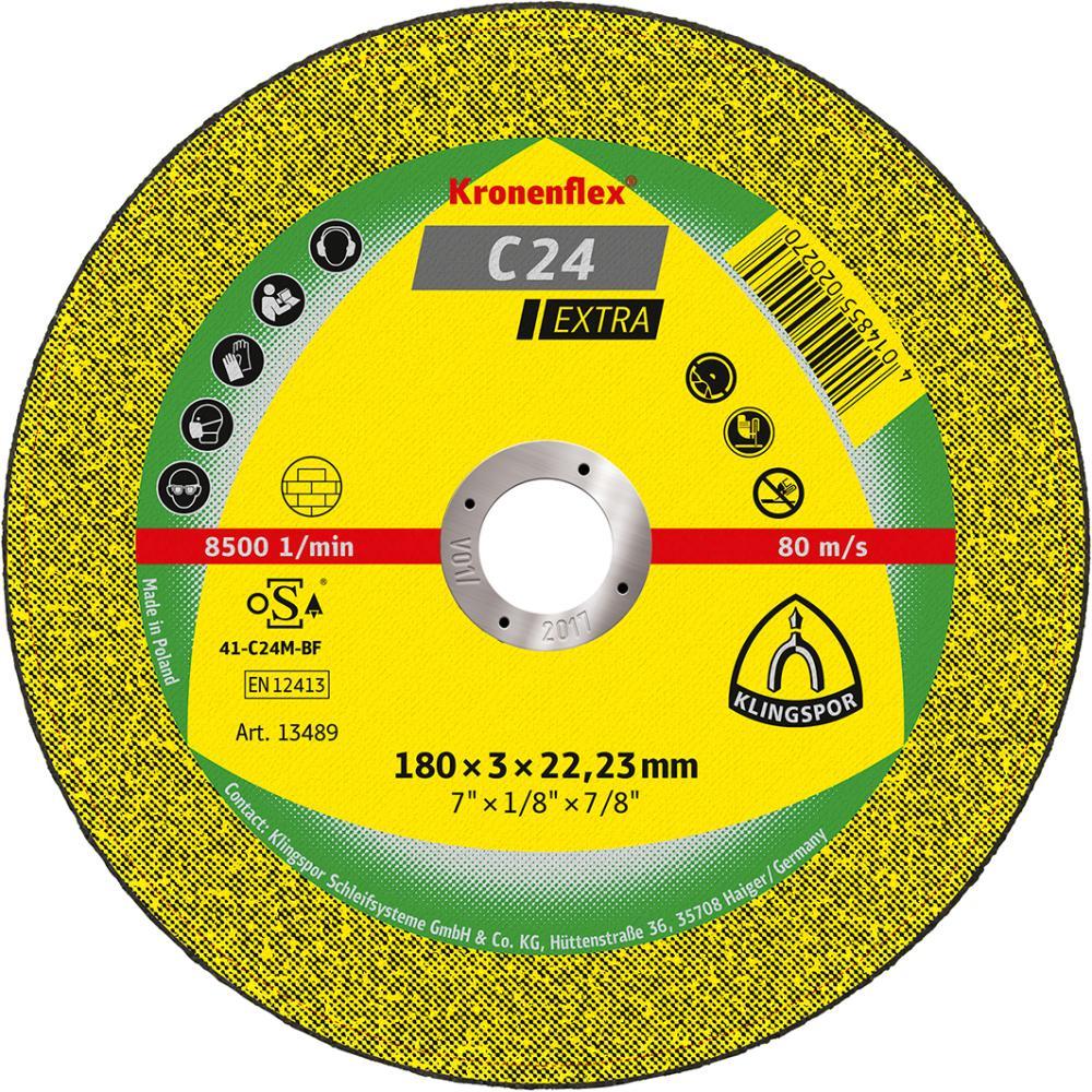 Klingspor, Schleifmittel, Trennscheibe C 24 Extra Ø 230x22,23 mm