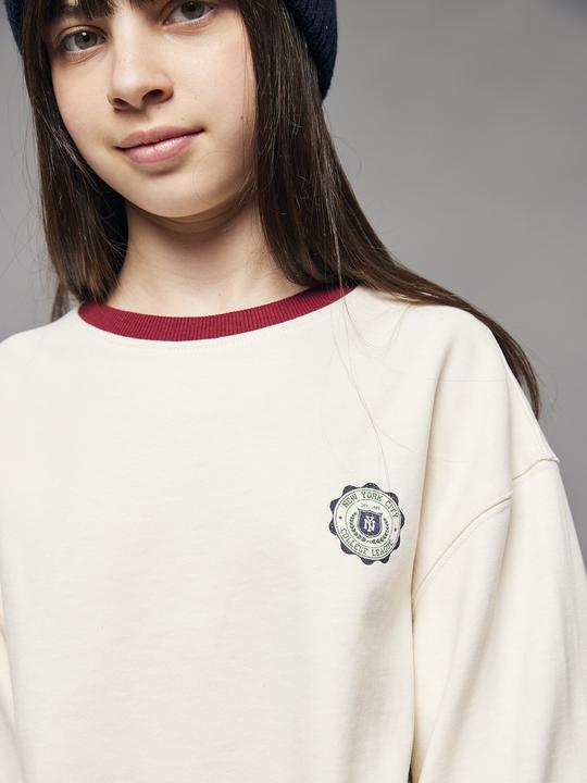 Actual product image Jonen Mädchen Cropped-Shirt mit Motiv hinten (140)