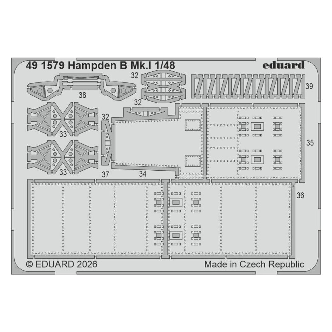 Eduard Hampden B Mk.I 1/48 for ICM (BIG49475)