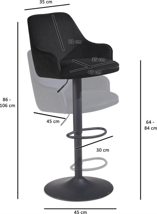 Immagine prodotto FineBuy Sgabello da bar
