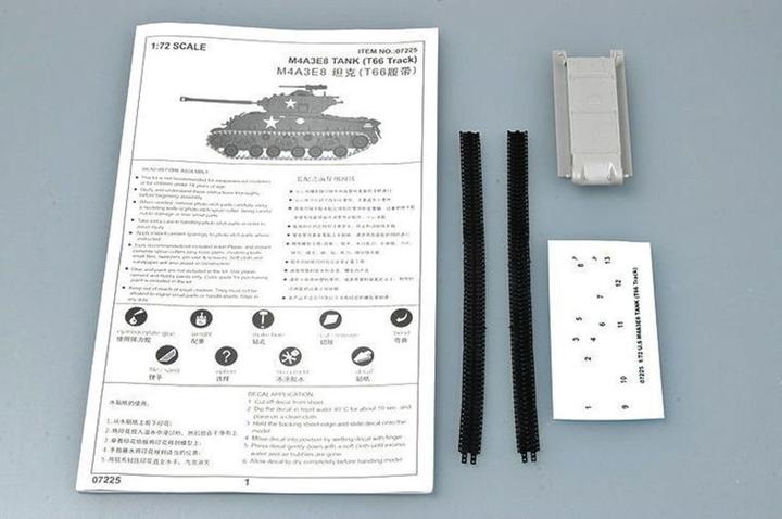 Produktbild Trumpeter M4A3E8 Tank (T66 Track)