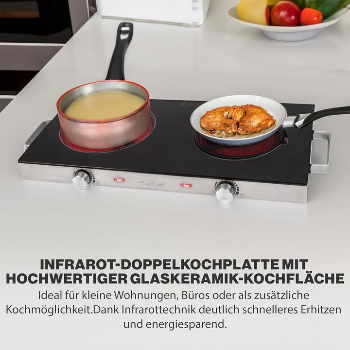 Produktbild Nenurodyta Proficook electric stove PC-DKP 1211 2 burners 2800W