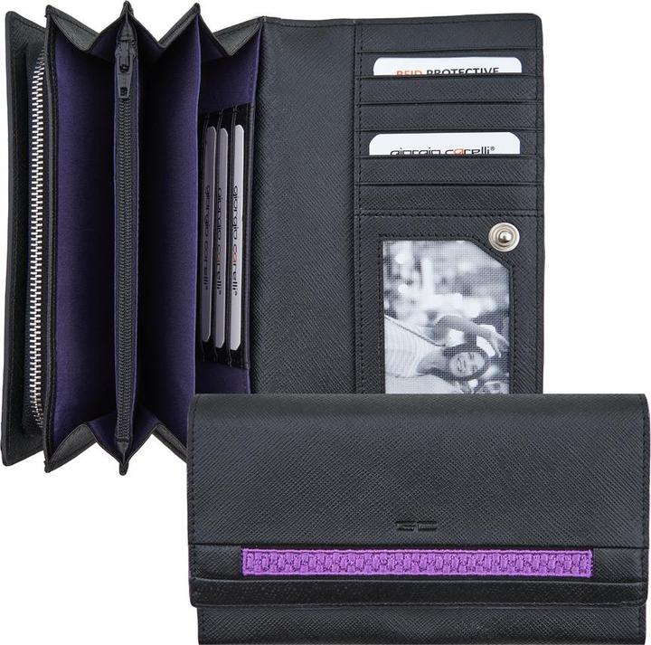 Actual product image Giorgio Carelli Ladies purse, RFID, Valentin