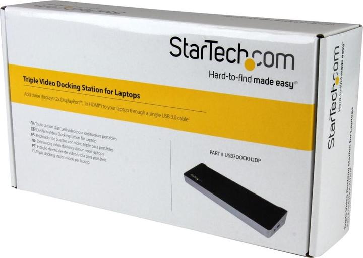 Actual product image StarTech Usb3dockh2dp (USB-B)