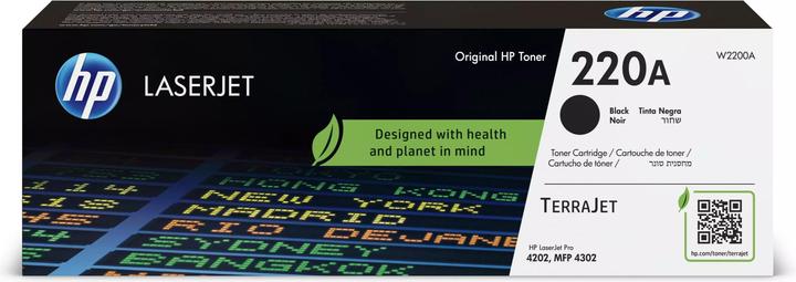 HP 220A zwarte originele LaserJet tonercartridge, 2000 pagina's, zwart, 1 st. (BK)