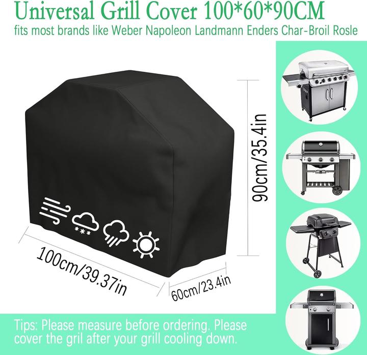 Produktbild Amnzolxy Wetterfeste Grillabdeckung (100x60x90 cm)