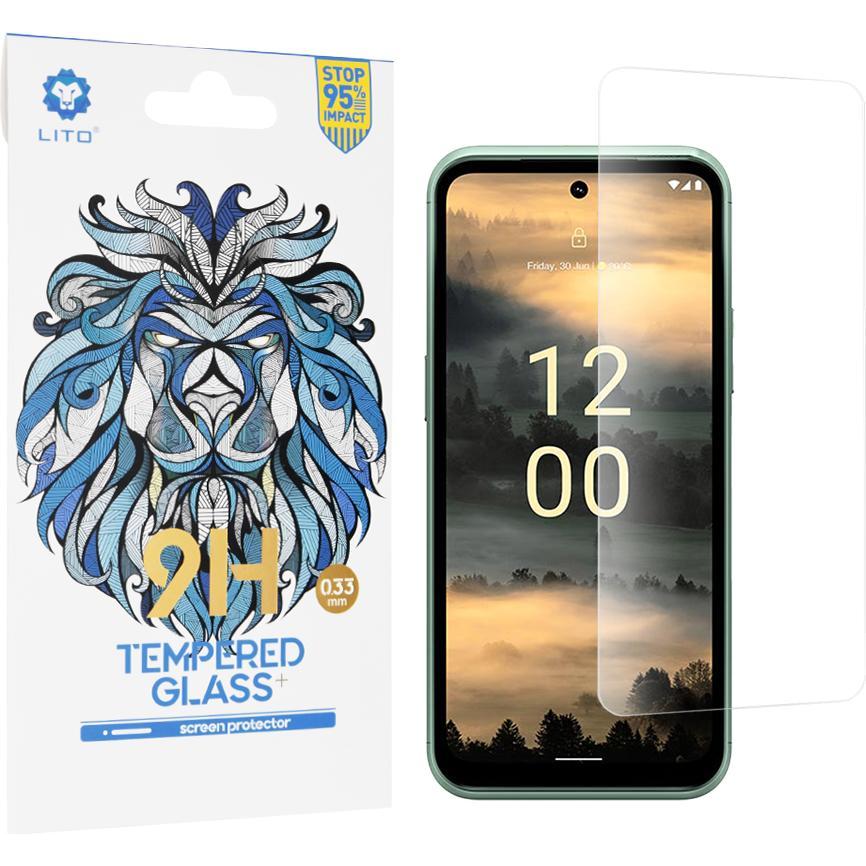 Lito - 2.5D Classic Glass - Nokia XR21 - Clear (1 pz., Nokia XR21), Pellicola protettiva smartphone, Trasparente