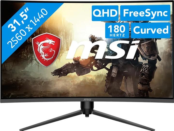 Image du produit MSI G32CQ5P 31.5inch VA WQHD Courbed (2560 x 1440 pixels, 31.50")