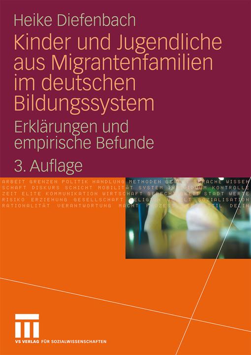 Produktbild Kinder und Jugendliche aus Migrantenfamilien im deutschen Bildungssystem (Deutsch, Heike Diefenbach, 2010)