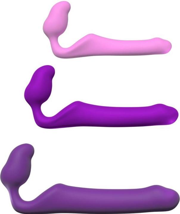 Actual product image Adrien Lastic Queens S Strapless Strap-On Dildo Size S Silicone Pink