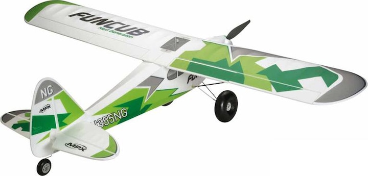 Immagine prodotto Multiplex RR FunCub NG 1410mm ala alta ARTF verde (Motore multiplo)