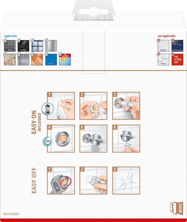 Actual product image tesa Cosmetic mirror