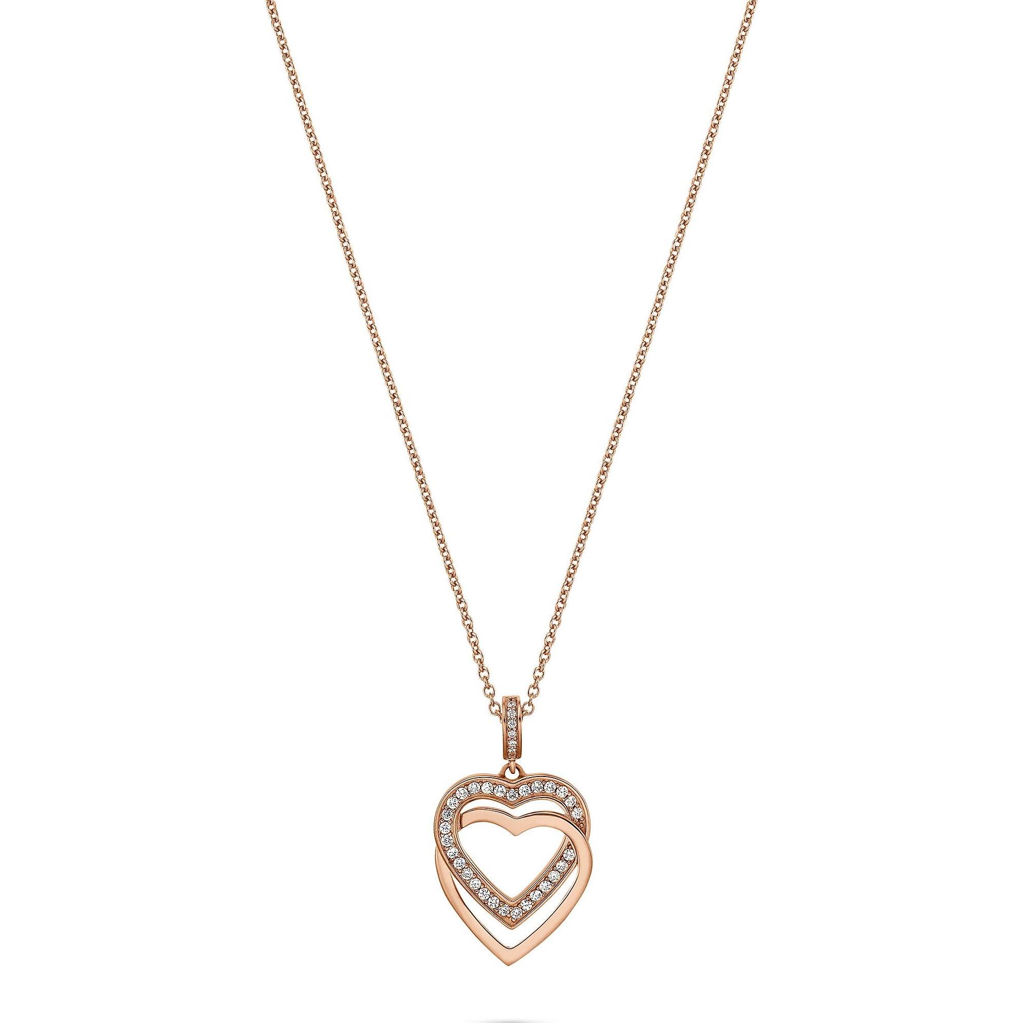 Jette, Halsschmuck, Kette SWING HEART, (925er Silber, 45 cm)