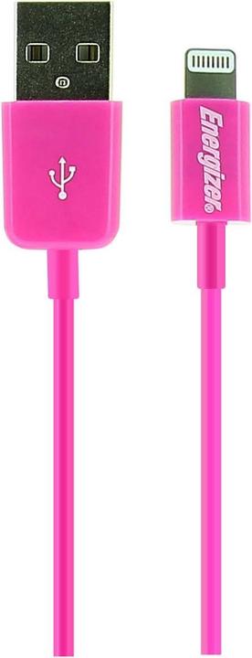 Immagine prodotto Energizer Cavo di collegamento MFI High Tech da USB a lightning rosa di 1 m (1 m, USB 2.0)