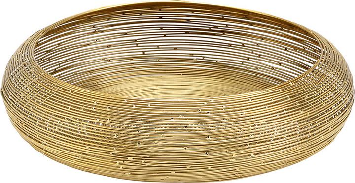 Produktbild G. Wurm Schale aus Metall Gold (B/H/T) 35x9x35cm