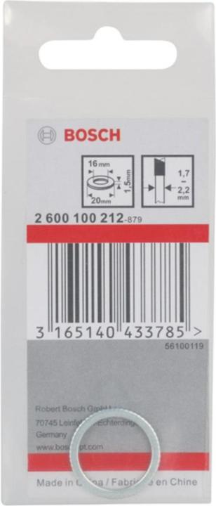 Produktbild Bosch Professional Zubehör Reduzierring für PRO Kreissägeblatt, 20 x 1,5 x 16 mm