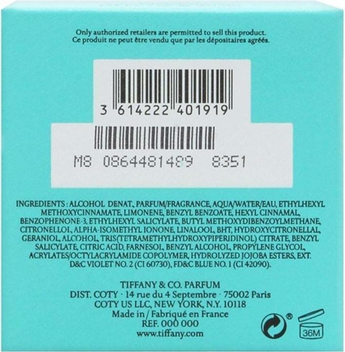 Actual product image Tiffany & Co. signature (Eau de parfum, 30 ml)