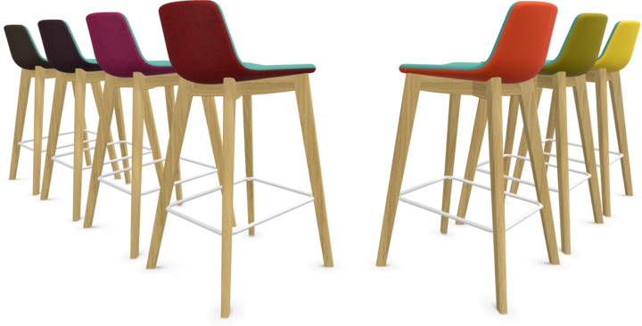 Actual product image Narbutas Twist & Sit Bar Stool
