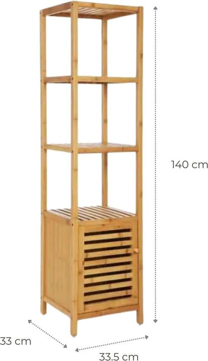 Produktbild Hermex Standregal (33.5 x 33 x 140 cm)