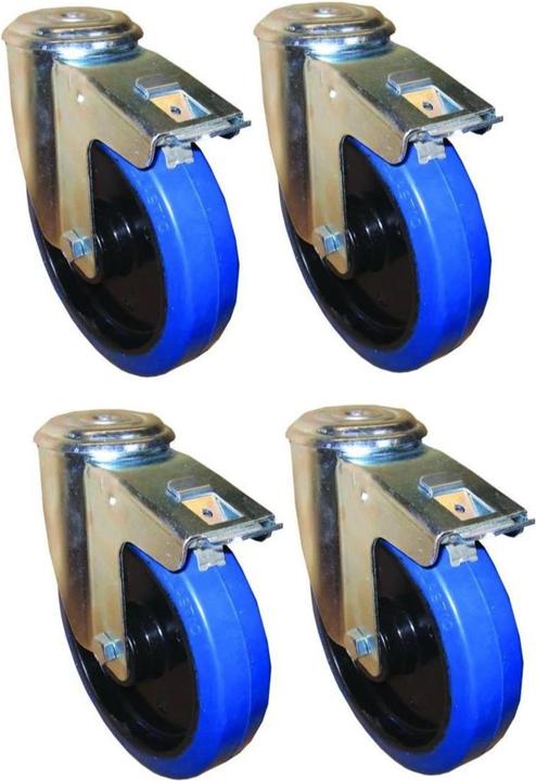 Alutec Set of wheels for checker plate boxes
